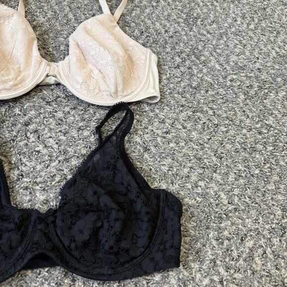 Victoria’s Secret Body By Victoria Unlined Perfect Coverage Demi Bra Lot 36D - Picture 2 of 4